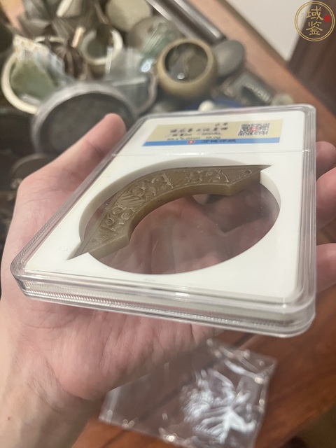 古玩玉器戰國卷云紋璜拍賣，當前價格777元