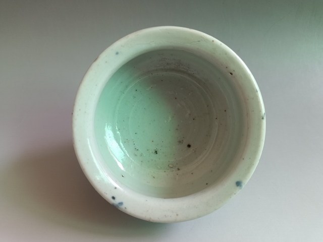 古玩陶瓷明末清初青花花卉紋香爐拍賣，當前價格1800元