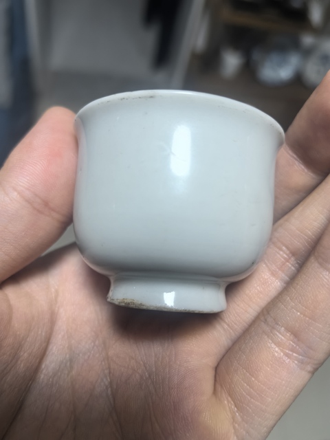 古玩陶瓷德化窯白釉杯拍賣,當前價格1200元