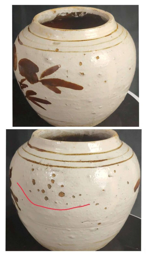 古玩陶瓷磁州窯白地褐彩春字罐拍賣,當前價格0元