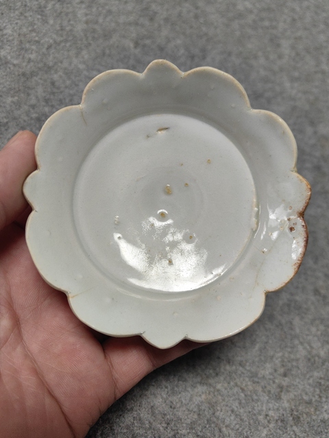 古玩陶瓷青白釉葵口洗拍賣,當前價格1888元