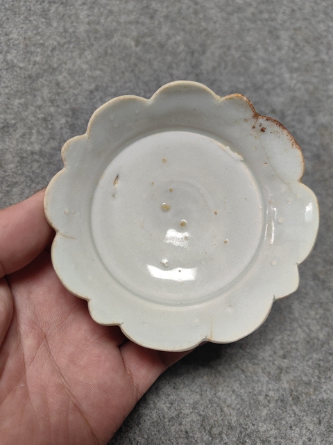 古玩陶瓷青白釉葵口洗拍賣,當前價格1888元