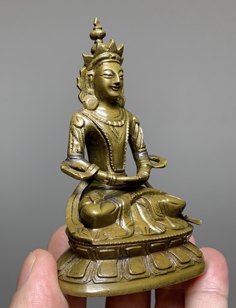 古玩雜項清代無量佛拍賣,當前價格2999元