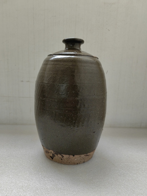 古玩陶瓷磁州窯茶葉末釉梅瓶拍賣,當(dāng)前價(jià)格298元