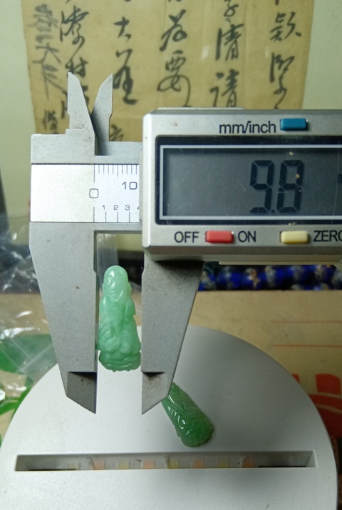 古玩玉器老翡翠雕“壽星”拍賣,當前價格150元