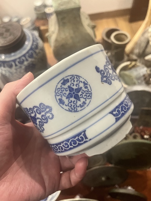 古玩陶瓷民國(guó)青花香爐拍賣,當(dāng)前價(jià)格499元