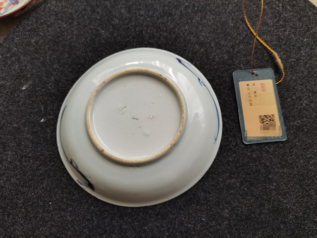 古玩陶瓷清康熙.青花山水紋盤拍賣,當前價格1800元