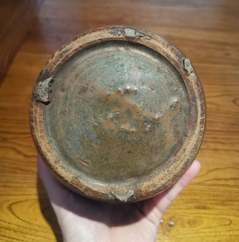 古玩陶瓷明紫金釉嘟嚕瓶拍賣,當前價格999元