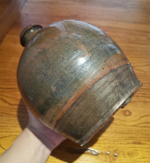 古玩陶瓷明紫金釉嘟嚕瓶拍賣,當前價格999元