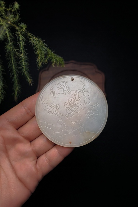 古玩玉器清代和田玉一級(jí)白牌子 腰佩拍賣(mài),當(dāng)前價(jià)格16800元