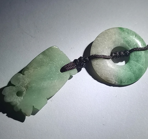古玩玉器清.天然翡翠多寶串拍賣,當前價格698元