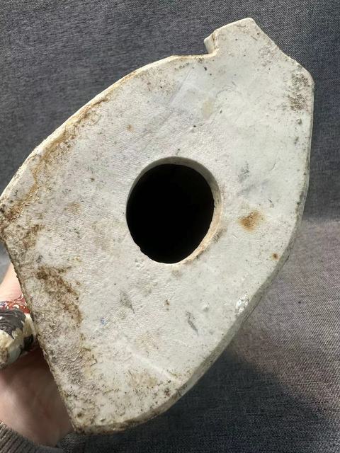 古玩陶瓷清末民初粉彩人物造像（無雙譜岳飛）拍賣，當前價格11888元