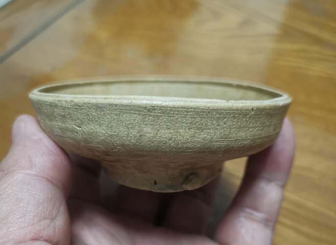 古玩陶瓷青釉小盞拍賣(mài)，當(dāng)前價(jià)格800元