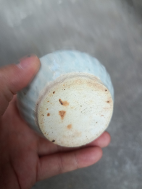 古玩陶瓷宋代青白釉瓜楞蓋罐拍賣，當前價格12000元