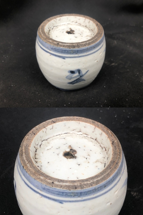 古玩陶瓷清代.《石鼓書院》鼓型鎮(zhèn)紙 (香插、燭臺) 強烈推薦拍賣,當前價格450元