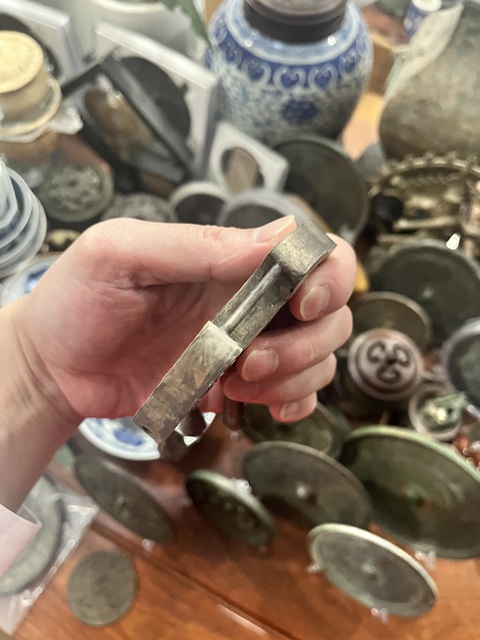 古玩雜項晚晴銀掛飾拍賣，當前價格499元