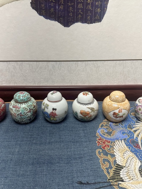 古玩陶瓷567手繪精品小罐一組6支拍賣,當前價格269元