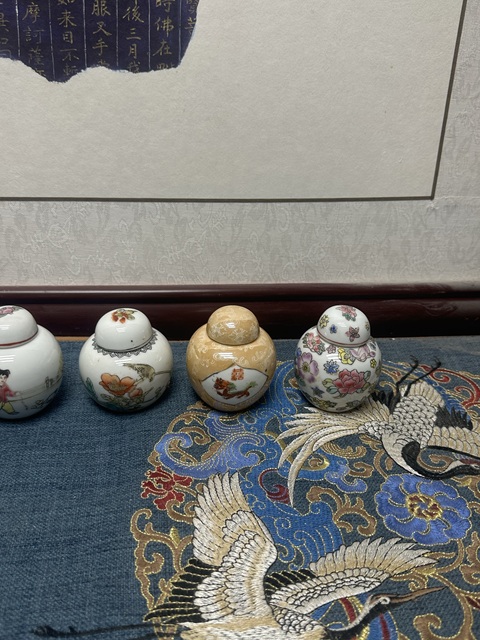 古玩陶瓷567手繪精品小罐一組6支拍賣,當前價格269元