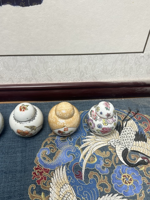 古玩陶瓷567手繪精品小罐一組6支拍賣,當前價格269元