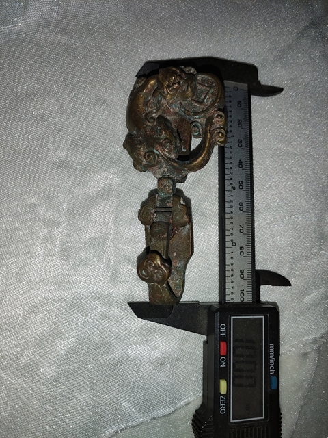 古玩雜項銅掛扣拍賣，當前價格288元
