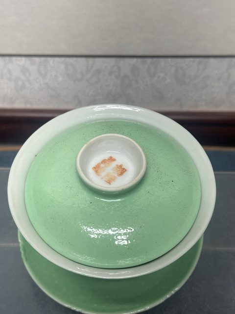 古玩陶瓷民國名家胡隆昌造三才蓋碗拍賣，當前價格2366元