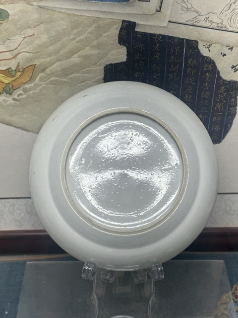 古玩陶瓷清咸豐精品廣彩大觀園人物紋廣彩盤拍賣，當前價格4690元