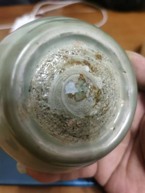 古玩陶瓷宋末元初·龍泉青釉蔗段洗拍賣，當前價格20000元