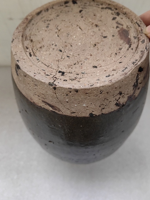 古玩陶瓷磁州窯茶葉末釉梅瓶拍賣,當(dāng)前價(jià)格298元