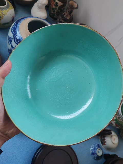 古玩陶瓷民國時期粉彩百花紋大碗拍賣，當前價格3280元