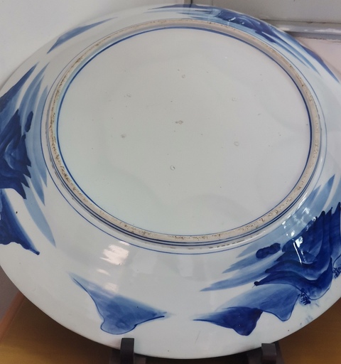 古玩陶瓷山水紋盤拍賣,當前價格4800元