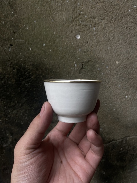 古玩陶瓷白釉杯拍賣，當前價格368元