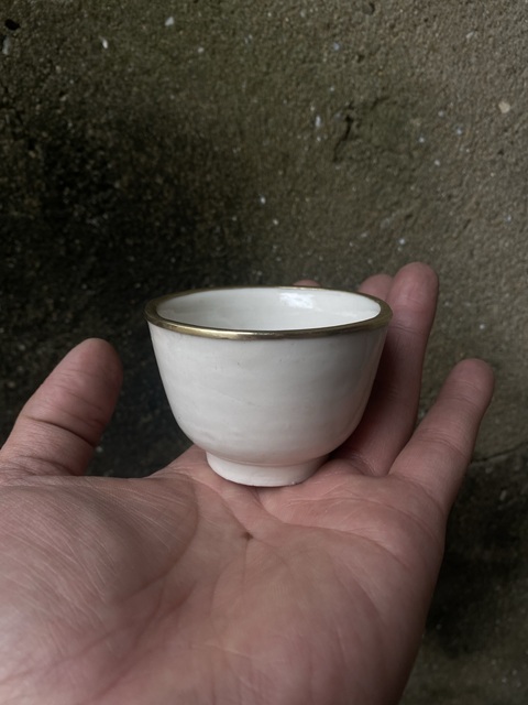 古玩陶瓷白釉杯拍賣，當前價格368元