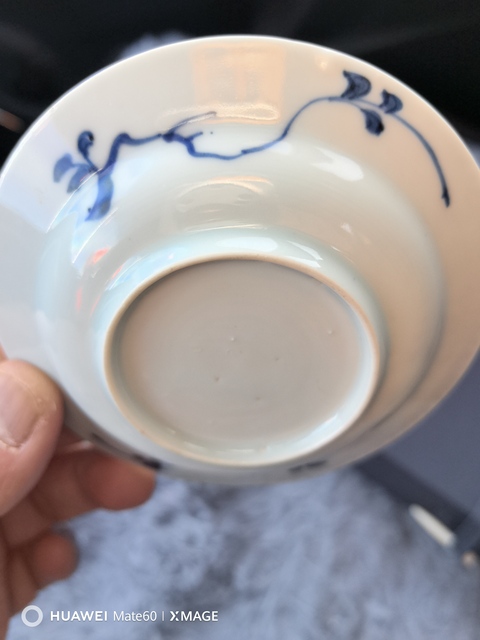 古玩陶瓷青花花鳥紋折沿盤拍賣，當前價格800元