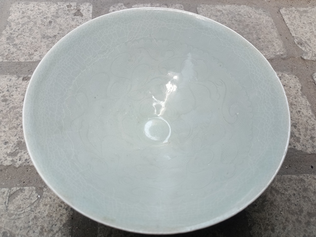 古玩陶瓷宋代湖田窯影青釉娃娃碗拍賣,當前價格25000元