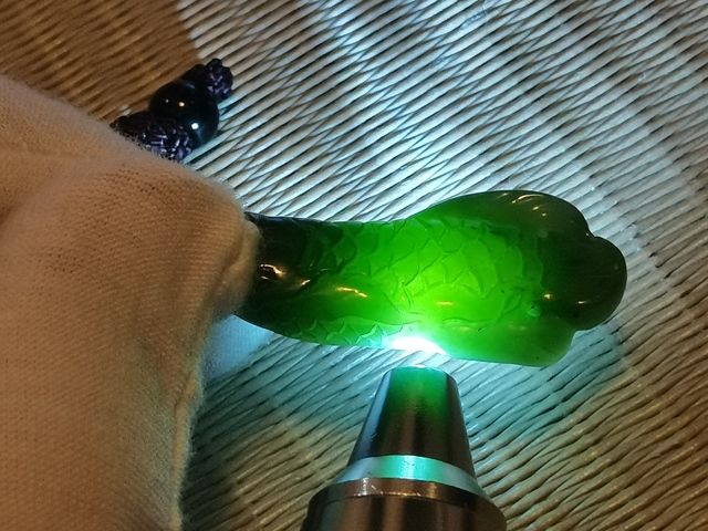 古玩玉器新疆和田碧玉.錦鯉拍賣,當前價格598元