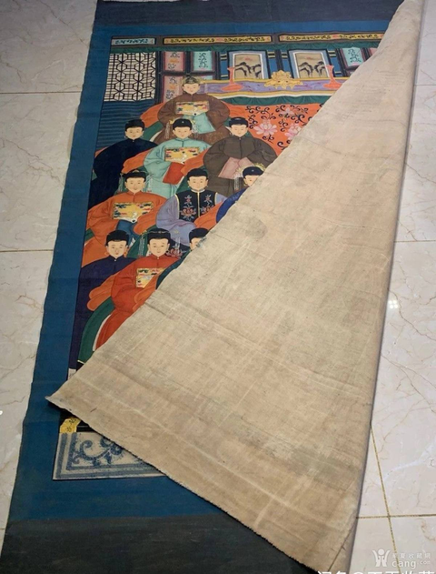 古玩字畫家族祖像真品鑒賞圖