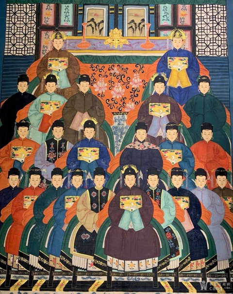 古玩字畫家族祖像真品鑒賞圖