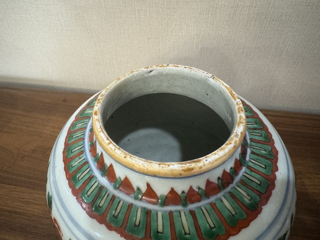 古玩陶瓷五彩牡丹花卉罐拍賣,當前價格8580元