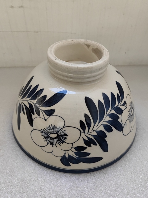 古玩陶瓷磁州窯青花花卉紋碗拍賣,當前價格1200元