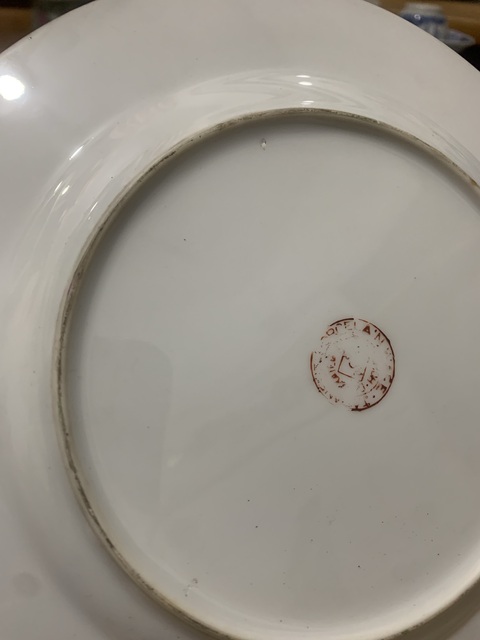 古玩陶瓷廣彩人物故事紋折沿盤拍賣,當前價格388元