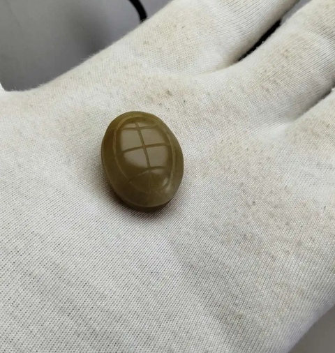 古玩玉器新疆和田玉雕糖料.富甲天下吊墜拍賣，當前價格600元