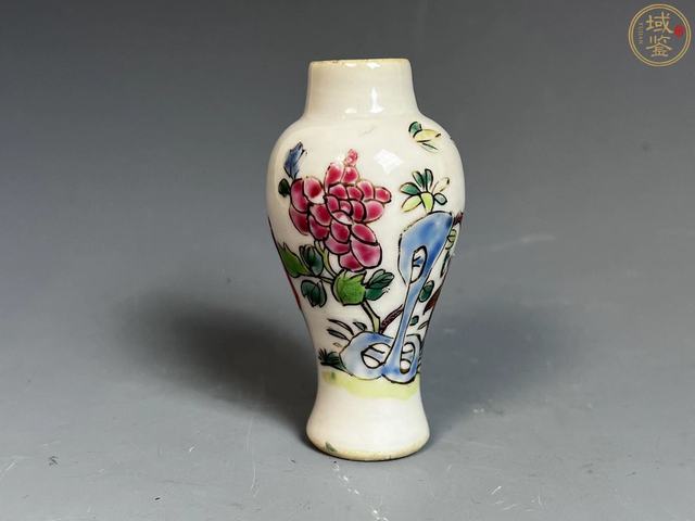 古玩陶瓷清雍正.粉彩雞腿瓶拍賣,當前價格3500元