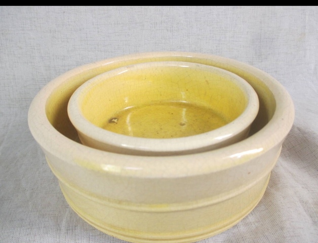 古玩陶瓷民國(guó)·黃釉弦紋洗拍賣，當(dāng)前價(jià)格1000元