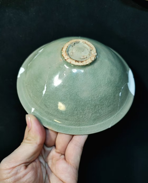 古玩陶瓷宋·青釉刻纏枝花卉紋盞拍賣,當前價格3980元
