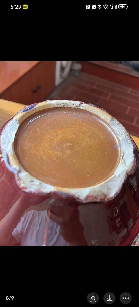 古玩陶瓷民國(guó)窯變釉天球瓶拍賣，當(dāng)前價(jià)格3800元