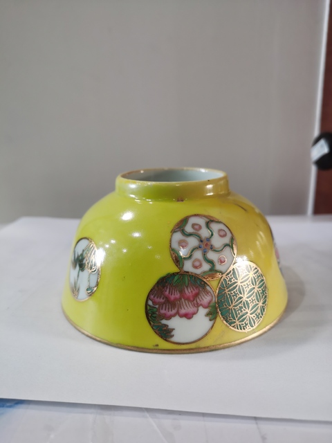 古玩陶瓷民國(guó)粉彩小碗拍賣,當(dāng)前價(jià)格560元