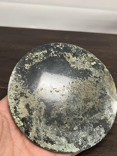 古玩銅器漢代·銅羽人瑞獸紋鏡真品鑒賞圖