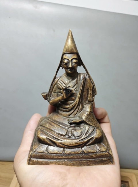古玩雜項(xiàng)清代銅佛拍賣，當(dāng)前價(jià)格2999元