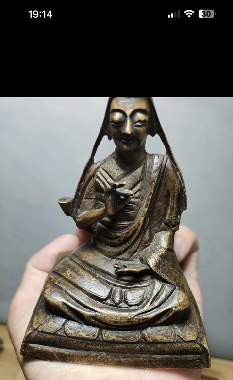 古玩雜項(xiàng)清代銅佛拍賣，當(dāng)前價(jià)格2999元