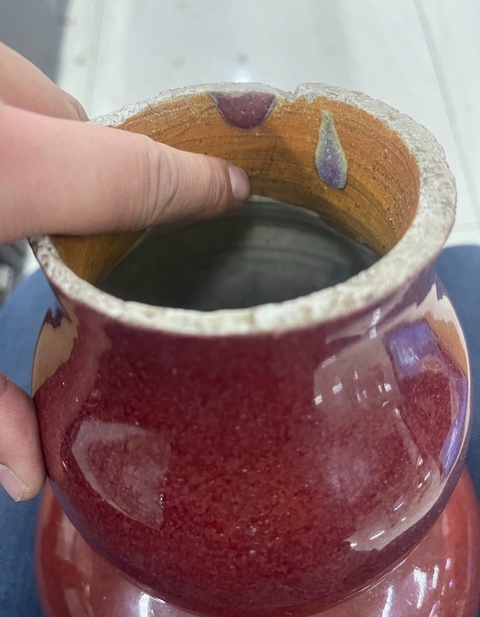 古玩陶瓷鈞紅釉葫蘆形廟頂拍賣，當(dāng)前價(jià)格6800元